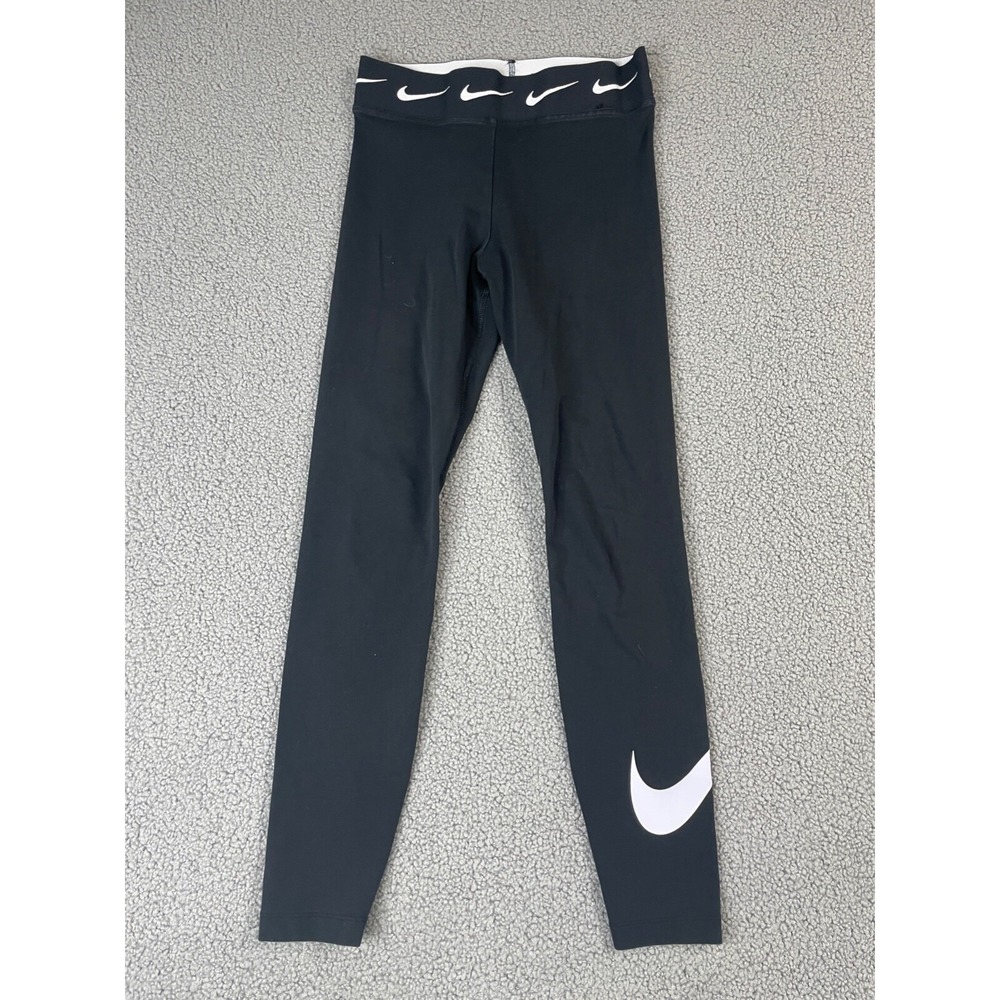 Nike club Women's Leggings High-Rise Athletic black small